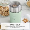 image:imageMarthaStewart ElectricCoffee amp Spice GrinderDual 25oz RemovableBowls StorageLidsStainless Steel BladesOne Touch Pulse Control2in1CompactBeans amp Spices Herbsamp Nuts Linen CreamHoneydew Green